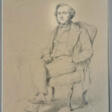 Edmond Pierre A. HÉDOUIN (1820-1889). Portrait d'homme assis - Auktionsarchiv