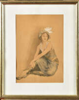 Élisabeth SONREL (1874-1953). Jeune femme au costume