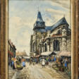 FRANK-WILL (1900-1951). Le marché à Houdan - Auktionspreise
