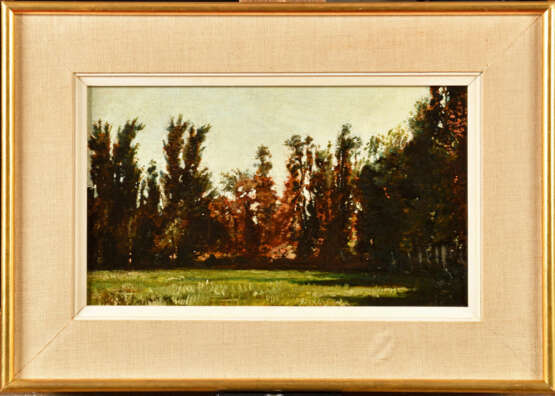 Paul Camille GUIGOU (1834-1871). Prairie plantée d'arbres, circa 1860 - фото 1