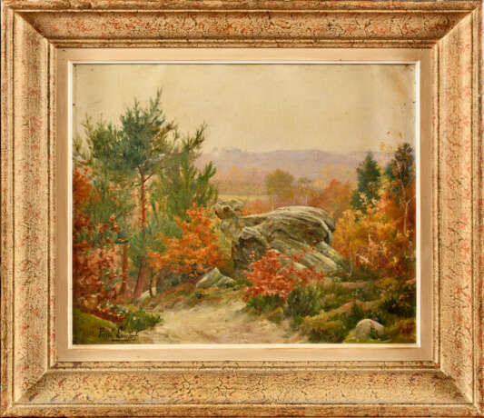 Paul LOUCHET (1854-1936). Rochers de la forêt de Fontainebleau - фото 3