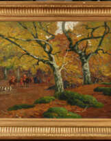 Édouard DOIGNEAU (1865-1954). La chasse à cour