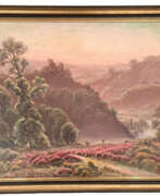Гастон Англаде. Gaston ANGLADE (1854-1919). Paysage de bruyères dans la Creuse