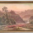 Gaston ANGLADE (1854-1919). Paysage de bruyères dans la Creuse - Auction archive