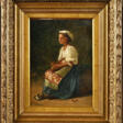 Jean Ferdinand CHAIGNEAU (1830-1906). Jeune femme assise - Auction prices