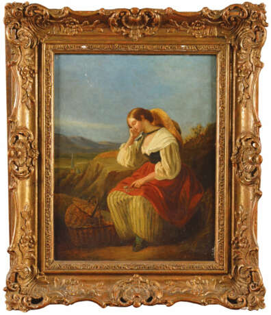 Camille Joseph Etienne ROQUEPLAN (1800/03-1855). Femme comptant ses sous - photo 1