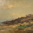 ATTRIBUÉ À ANTOINE GUILLEMET (FRANCE/ 1841-1918). Vue présumée de la plage de Villerville, Normandie - Prix ​​des enchères