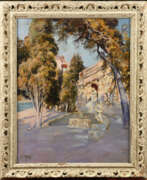 Раймон Аллегр. Raymond ALLEGRE (1857-1933). La Croisette, villa du Baron de Courcel (Cannes)