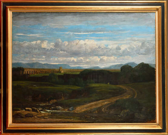 Louis CABAT (1812-1893). La Vallée des Aqueducs, environs de Rome - Foto 1