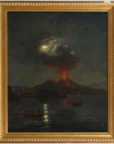 ÉCOLE EUROPÉENNE DU XIXè SIÈCLE. Explosion du Vésuve