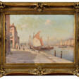 Alfredo CALDINI (act.1840-1850). Vue d'un port à Venise - Аукционные цены