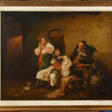 ATTRIBUÉ À PAL BÖHM (HONGRIE-ALLEMAGNE/ 1839-1905). Le dépouillement (Scène d'intérieur) - Auktionsarchiv