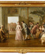Шарль Франсуа Пекрус. Charles PÉCRUS (1826-1907) . L'invitation à la danse ou Scène courtisane
