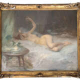 Armand BERTON (1854-1927). Femme nue allongée dans son lit - Foto 1