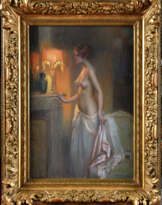 Delphin ENJOLRAS (1857-1945). L'heure du coucher