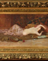Pierre Auguste BELLET (1865-1924). Odalisque au repos