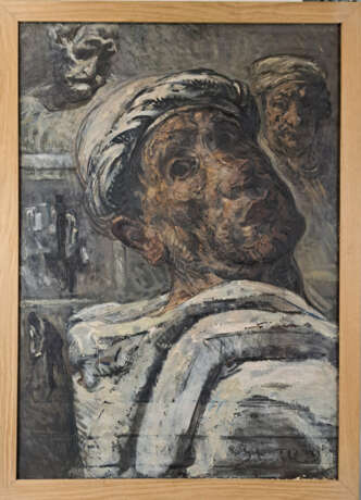 Henry MIRANDE (1877-1955). Le regard en arrière (Hommage à Michel-Ange, Rembrand, Daumier, Millet) - photo 1