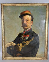 ECOLE FRANÇAISE DE LA FIN DU XIXè SIÈCLE. Portrait d’un officier