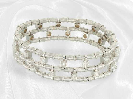 Armband: ausgefallenes Designer/Brillant-Goldschmi… - photo 3