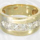 Ring: massiver Goldschmiedering mit feinstem Brill… - photo 3