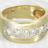 Ring: massiver Goldschmiedering mit feinstem Brill… - фото 4