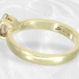 Ring: Goldener Solitär/Brillantring mit einem Halb… - photo 4