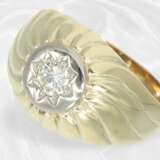 Ring: Ausgefallener vintage Solitär-Brillantring,… - фото 1