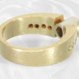 Ring: Moderner Brillant-Goldschmiedering aus 18K G… - Foto 4
