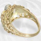 Ring: Sehr attraktiver, vintage Smaragd/Diamant-Go… - photo 5