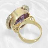 Ring: Handgefertigter, dekorativer Amethyst/Diaman… - photo 6