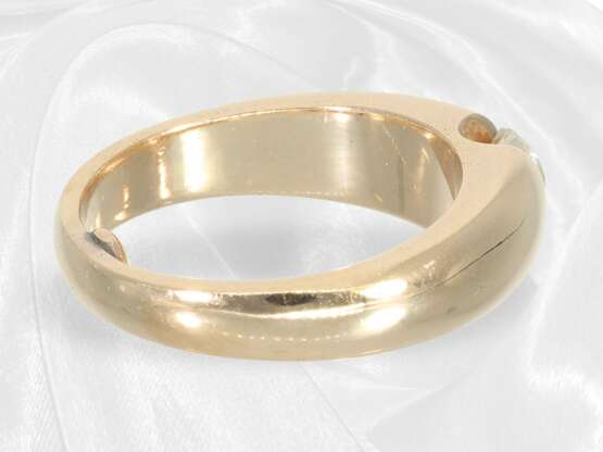 Ring: Solider goldener Solitär/Brillantring, vinta… - Foto 5