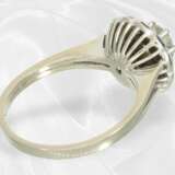 Ring: Antiker Saphir/Diamant-Goldschmiedering mit… - photo 5