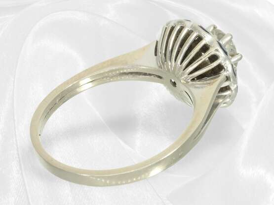 Ring: Antiker Saphir/Diamant-Goldschmiedering mit… - фото 5