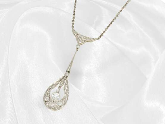 Feines antikes Diamant-Collier mit passendem Ohrsc… - photo 2