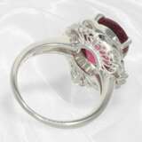 Ring: exklusiver Platin-Ballerina-Ring mit Turmali… - фото 6