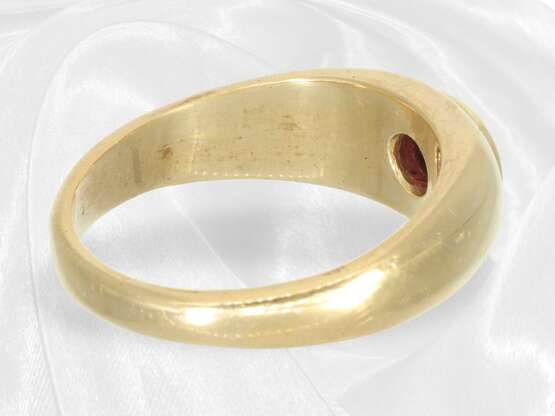 Ring: Massiver, klassischer vintage Bandring mit e… - фото 5