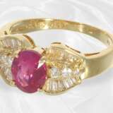Ring: hochwertiger Rubin/Diamantring, neuwertig… - photo 4