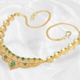 Höchkarätiges, orientalisches Smaragd/Perlen-Set,… - Foto 2