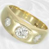 Ring: klassischer vintage Brillant/Diamant-Bandrin… - photo 4