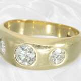 Ring: klassischer vintage Brillant/Diamant-Bandrin… - фото 1