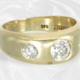 Ring: klassischer vintage Brillant/Diamant-Bandrin… - фото 2