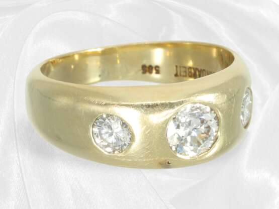 Ring: klassischer vintage Brillant/Diamant-Bandrin… - photo 2