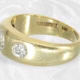 Ring: klassischer vintage Brillant/Diamant-Bandrin… - фото 3