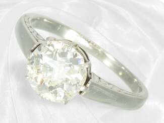 Ring: Antiker Diamant-Goldschmiedering, Altschliff…