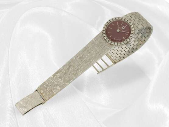 Armbanduhr: Goldene vintage Damenuhr mit Brillantb… - photo 2