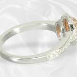 Ring: moderner Brillantring mit seltenem pinken Di… - photo 4
