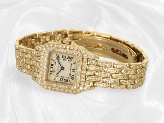 Luxuriöse vintage Damenarmbanduhr Cartier "Panther… - Foto 2