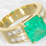 Ring: Moderner und wertvoller Smaragd/Brillant-Gol… - photo 4