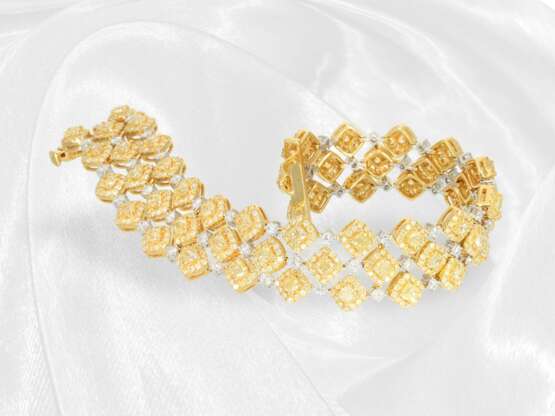 Armband: modernes Diamantarmband Yellow/White, 16c… - фото 5