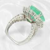 Ring: exquisiter und ehemals sehr teurer Smaragd/B… - Foto 5